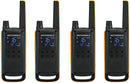 Motorola T82 Extreme Two Way Radio Walkie Talkie 16 Channels 4 Pack Yellow/Black (Renewed)