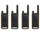 Motorola T82 Extreme Two Way Radio Walkie Talkie 16 Channels 4 Pack Yellow/Black (Renewed)