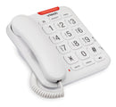 VTech CL1100 Corded Landline Phone Big Button Handsfree Speakerphone Speed Dial (Renewed)