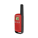 Motorola T42 Talkabout PMR446 2-Way Walkie Talkie Portable Radios Pack of 2 Red (Renewed)