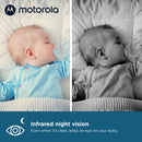 Motorola Nursery VM75 Video Baby Monitor 5'' Infrared Night Vision Two-Way Talk (Renewed)