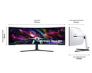 Samsung 57'' Monitor(Missing Cover Rear Sub & Cover Rear Top & Shadow On Screen) (Refurbished B-Grade)