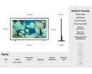 Samsung 55'' Smart TV The Frame QLED 4K Vision AI Art Mode QE55LS03FAUXXU (Renewed)