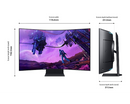 Samsung 55'' Gaming Monitor Curved Smart 165Hz LS55BG970NUXXU (No Wall Mount) (Refurbished B-Grade)