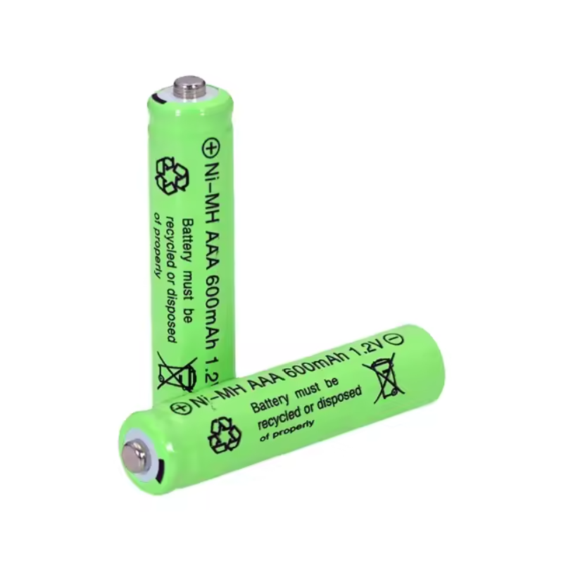 Rechargeable Batteries AAA Ni-MH 600mAh 1.2V Replacement For Cordless Phones Pack of 2