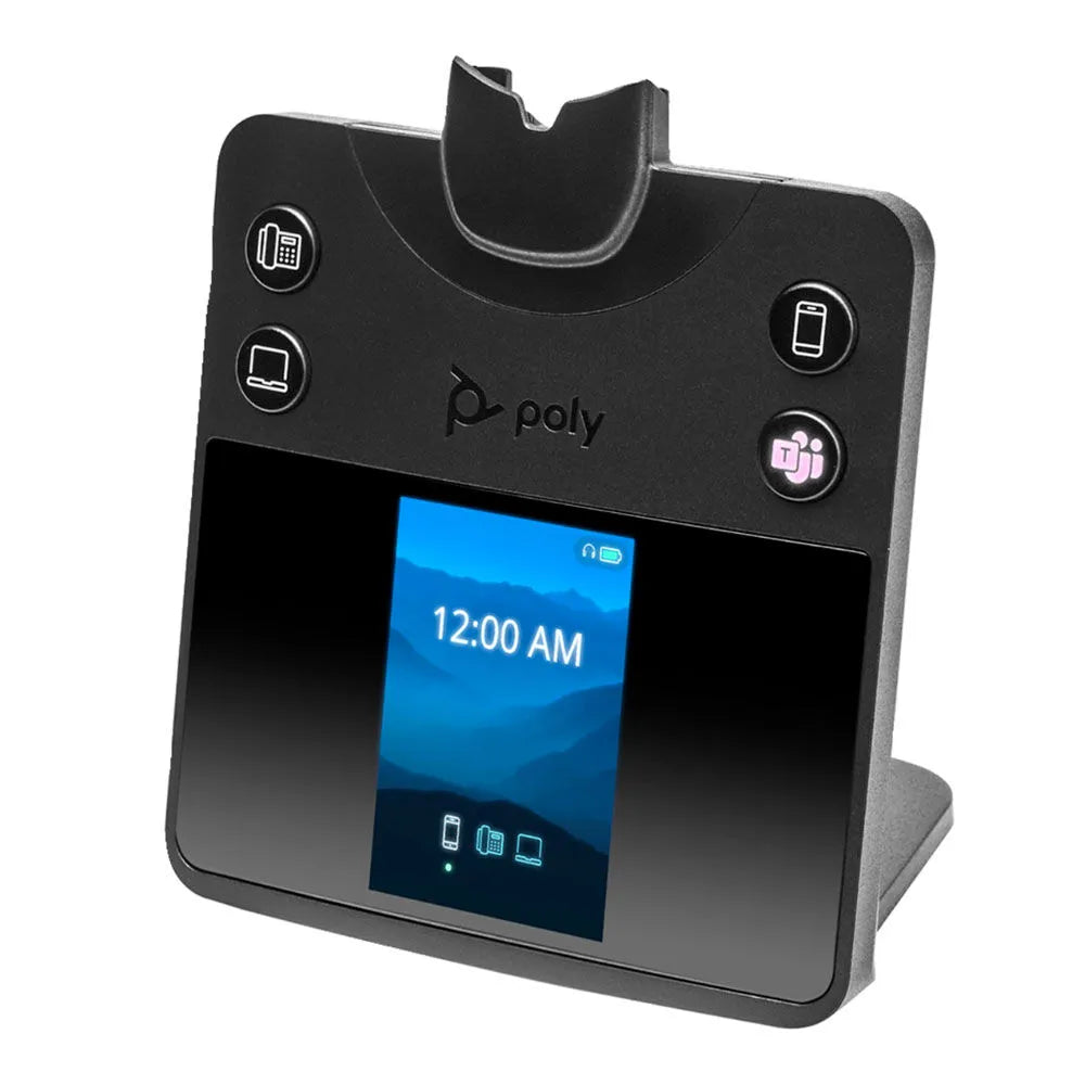Poly Savi 8420-M Office Binaural DECT Wireless Headset Active Noise Reduction (New)