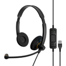 EPOS SENNHEISER IMPACT SC 60 USB Binaural Headset Noise?Cancelling (New)