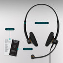 EPOS SENNHEISER IMPACT SC 60 USB Binaural Headset Noise?Cancelling (New)