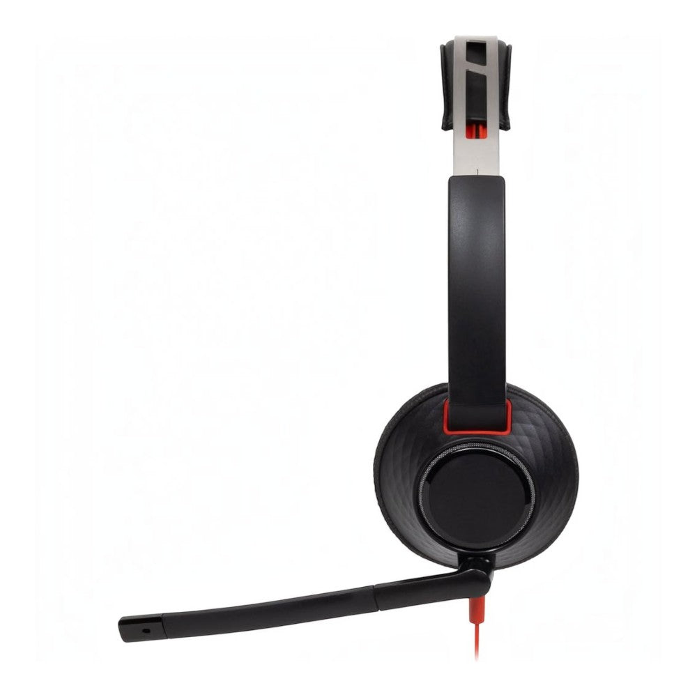 Poly Blackwire 5220 Stereo USB-C Headset +3.5mm Plug +USB-C/A Adapter (New)