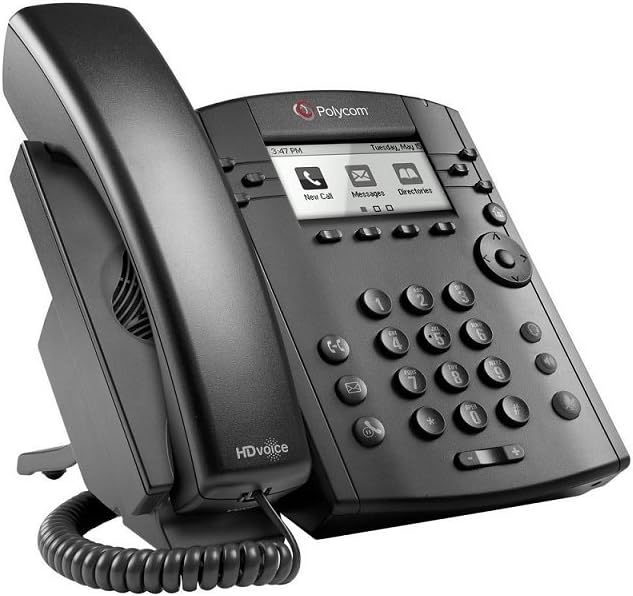 Polycom VVX311 SFB HD Voice Business Media IP Desk Phone (New)