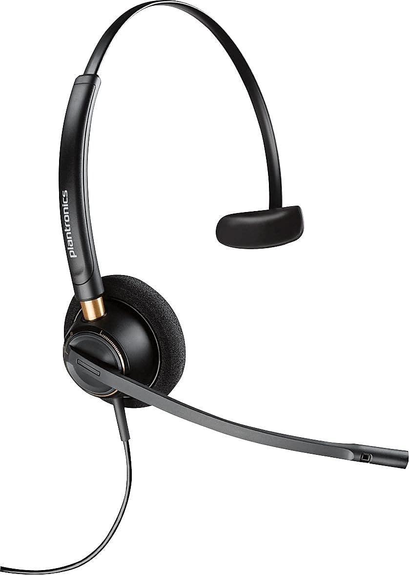 Poly HW510 QD EncorePro Monaural NC Headset Noise Cancelling Adjustable Headband (New)