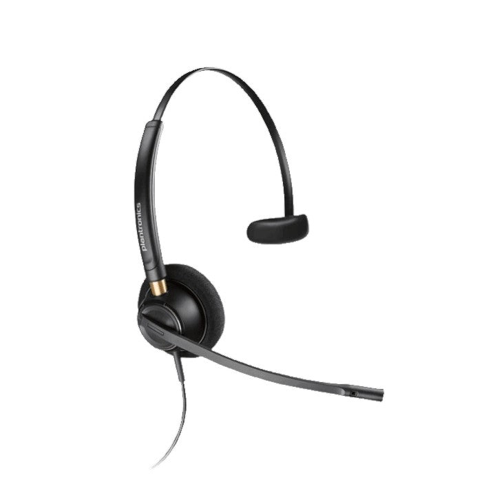 Poly HW510 QD EncorePro Monaural NC Headset Noise Cancelling Adjustable Headband (New)