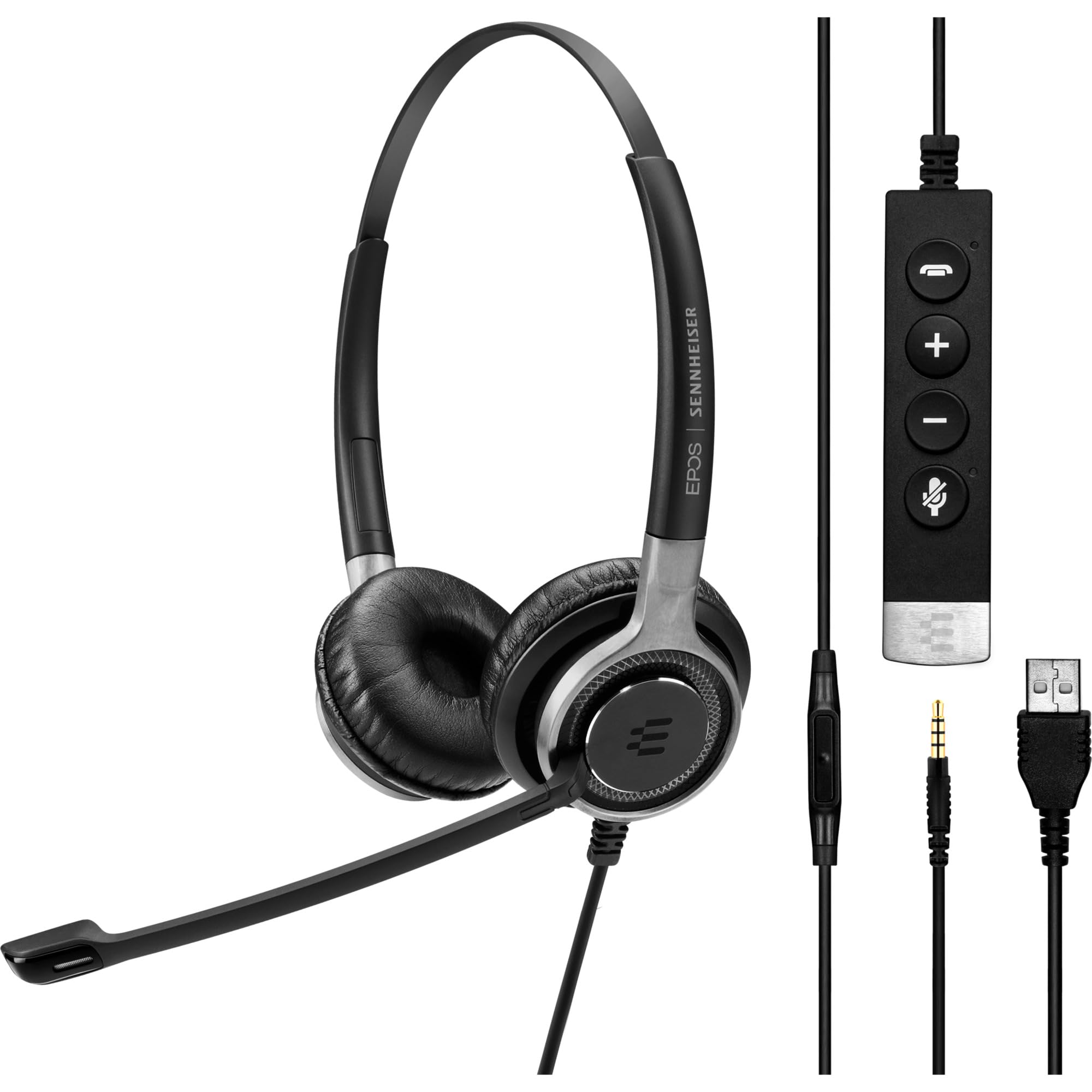 EPOS SENNHEISER IMPACT SC665 USB-A/3.5mm Binaural Headset Noise Cancelling (New)