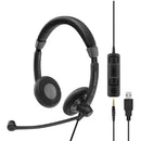 EPOS SENNHEISER IMPACT SC 75 USB MS Binaural Headset Noise-Cancelling (New)