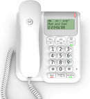 BT Decor 2200 White Corded Home Phone Easy?Use Caller ID Hearing Aid Compatible (New)