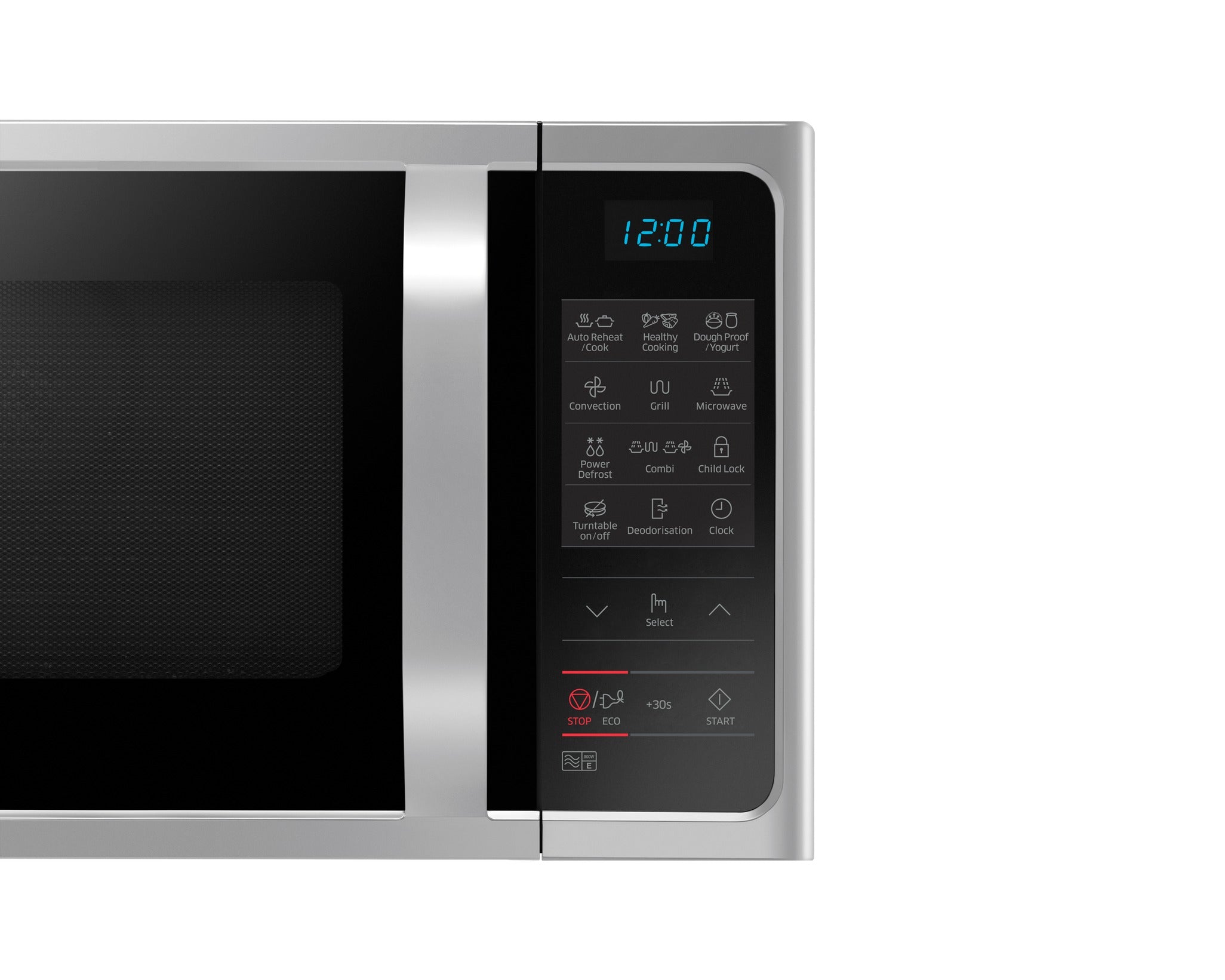 Samsung Convection Microwave Oven 900W Dough Proof/Yogurt 28L MC28H5013AS/EU (New)