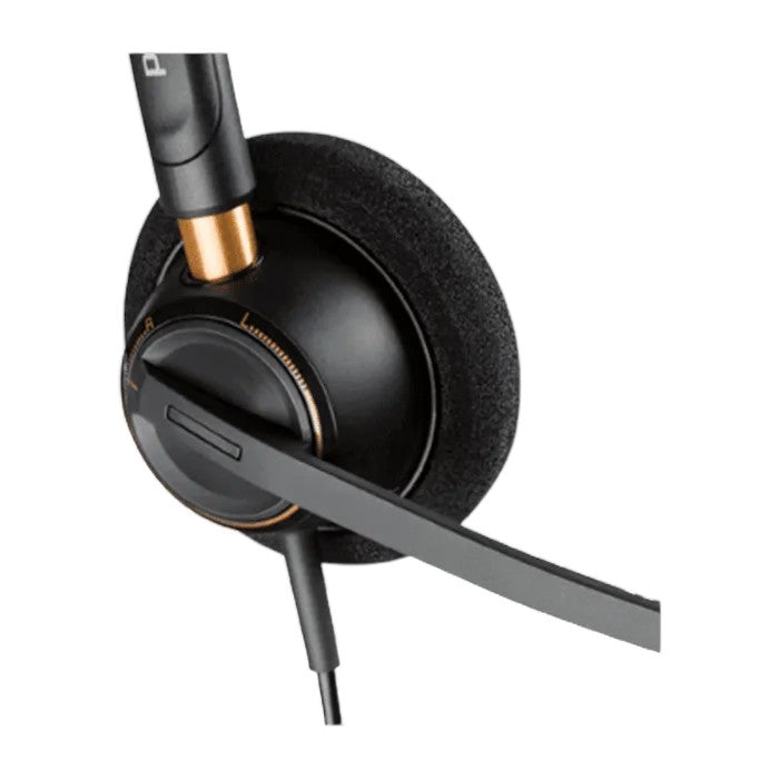 Plantronics HW520 Encorepro Binaural Headset Noise Cancelling Lead Not Included (Renewed)