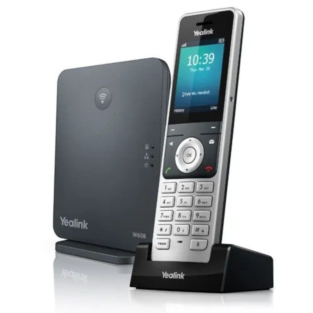 Yealink W60P DECT IP Phone Bundle Includes 1 x W56H Handset (Renewed)
