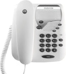 Motorola CT1 Corded Telephone 3 Direct Dial Keys Mute Function Wall Mountable (Renewed)