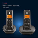 Motorola E202 Twin Digital Cordless Phone Nuisance Call Blocking Do Not Disturb (Renewed)