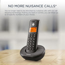 Motorola E201 Digital Cordless Phone Call Blocking Do Not Disturb Button (Renewed)