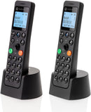 Motorola DOT212 Twin Digital Cordless Phone Call Blocking Answer Machine (Renewed)