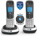 BT 2200 Twin Digital Cordless Phone Nuisance Call Blocker Handsfree (Renewed)