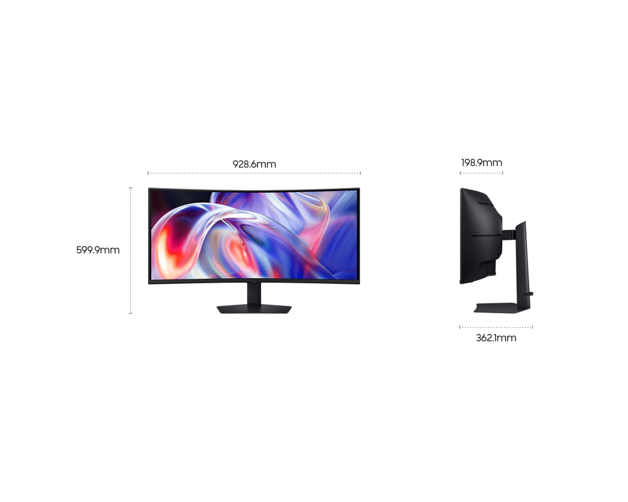 Samsung 40'' Curved Monitor ViewFinity S8 WUHD 144Hz Thunderbolt5 LS40H850TAUXXU (New / Open Box)