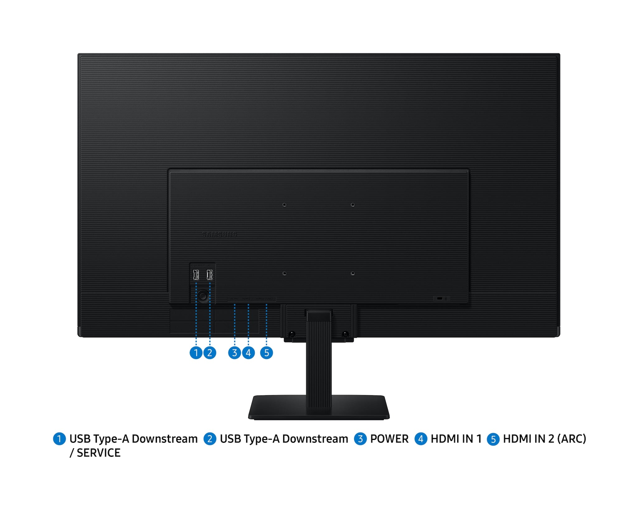 Samsung 32'' Monitor Speakers LS32FM500EUXXU (Has 1 Dust Spec On The Screen) (Refurbished B-Grade)
