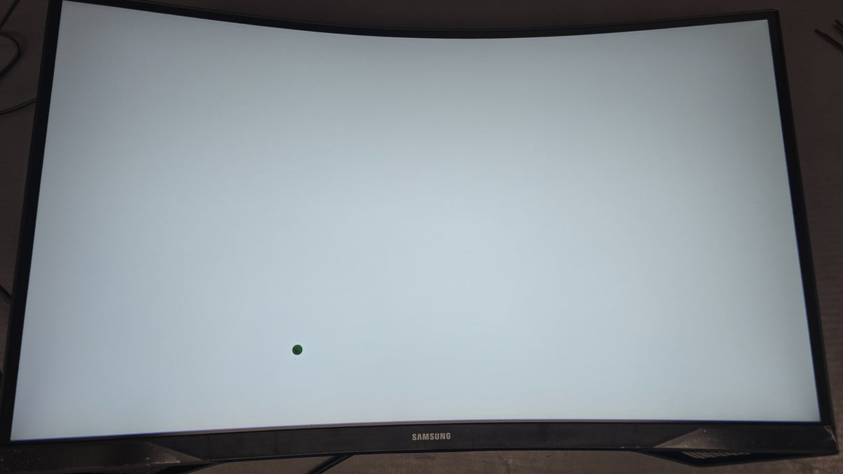 Samsung 27'' Curved Gaming Monitor LS27CG552EUXXU (Has 1 Dust Spec On Screen) (New / Open Box)