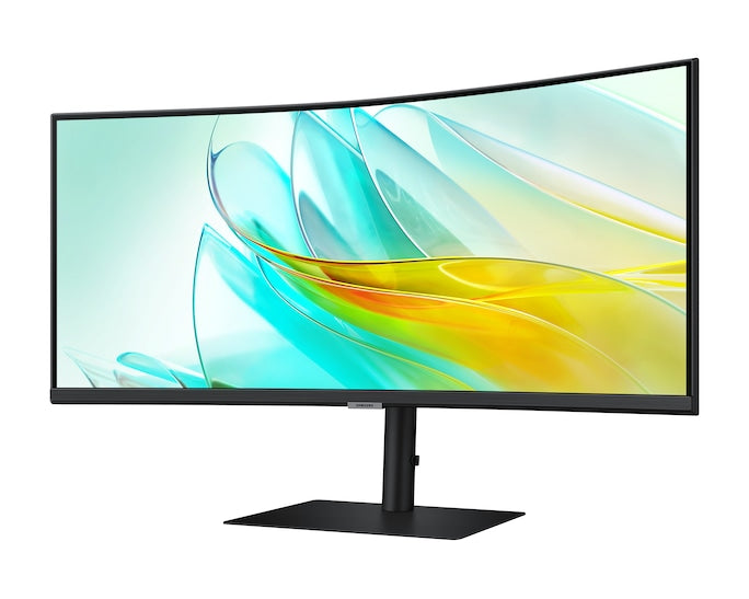 Samsung 34'' Curved Monitor With KVM Switch ViewFinity WQHD USB-C LS34C652UAUXXU (Renewed)