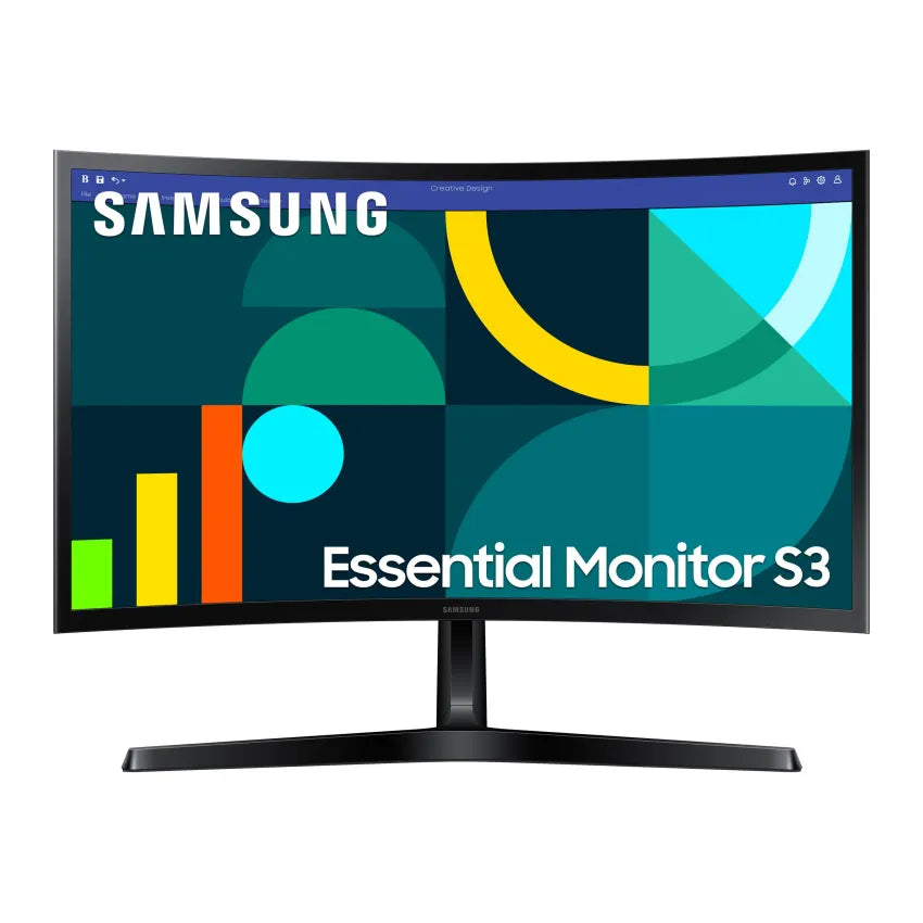 Samsung 24'' Curved Monitor Full HD VA LCD 1920x1080 Black LS24D366GAUXXU (New)