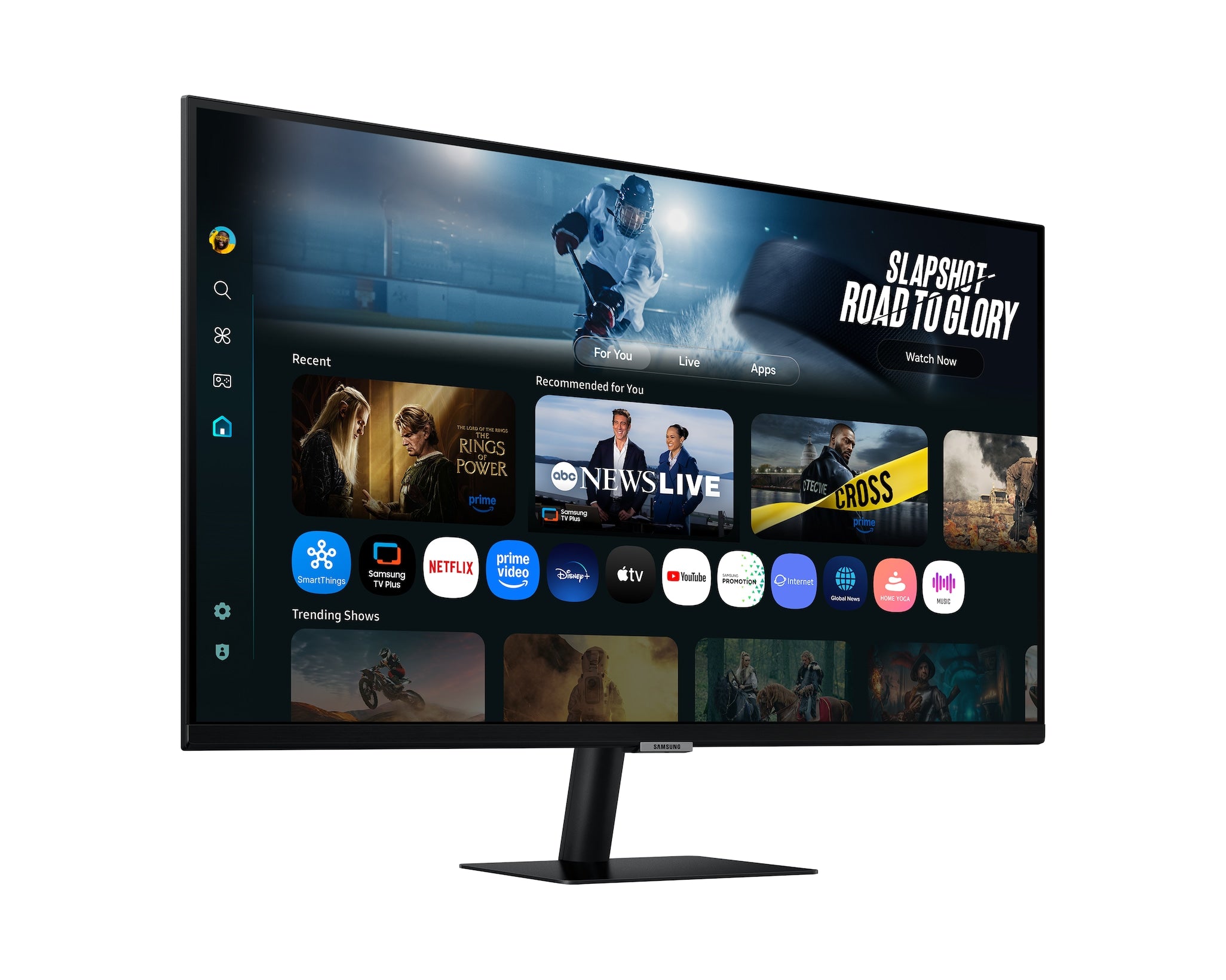 Samsung 32'' Monitor Speakers LS32FM702UUXXU (Has 3 Dust Spec On The Screen) (Renewed)