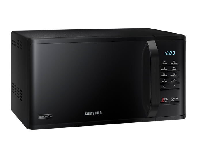 Samsung Solo Microwave Oven 800W 23L Quick Defrost Black MS23K3513AK/EU (Renewed)
