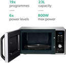 Samsung Solo Microwave Oven 800W With Healthy Cooking 23L MS23F301TAS/EU (Refurbished B-Grade)