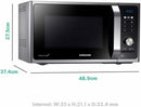 Samsung Solo Microwave Oven 800W With Healthy Cooking 23L MS23F301TAS/EU (Refurbished B-Grade)