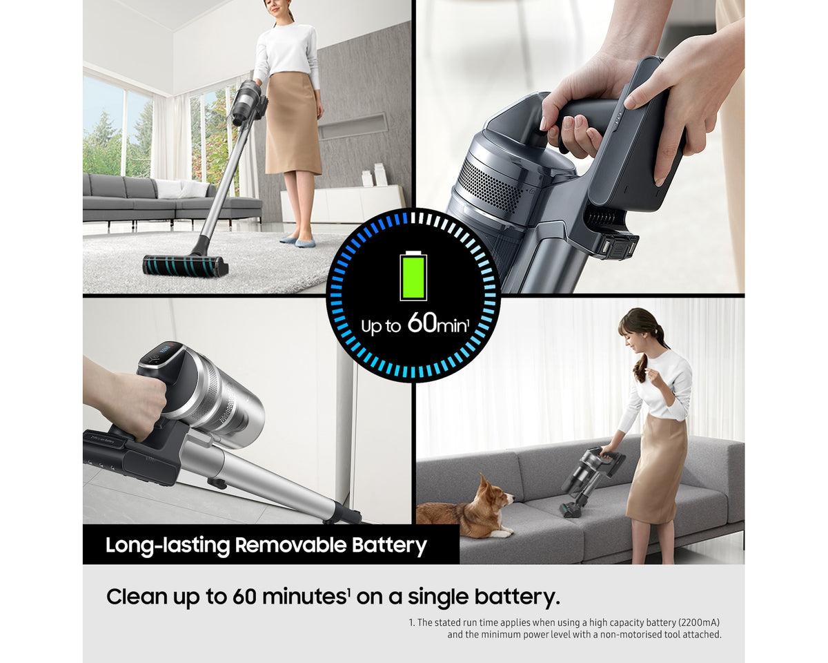 Samsung Vacuum Cleaner Jet 95S Pro Stick Powerful Suction 280W VS70H28GHC/EU (New / Open Box)