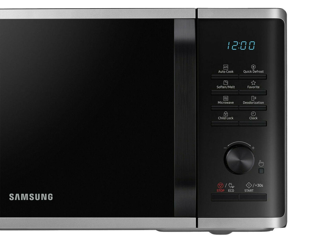 Samsung Solo Microwave Oven 800W Quick Defrost 23L MS23K3515AS/EU (Refurbished B-Grade)