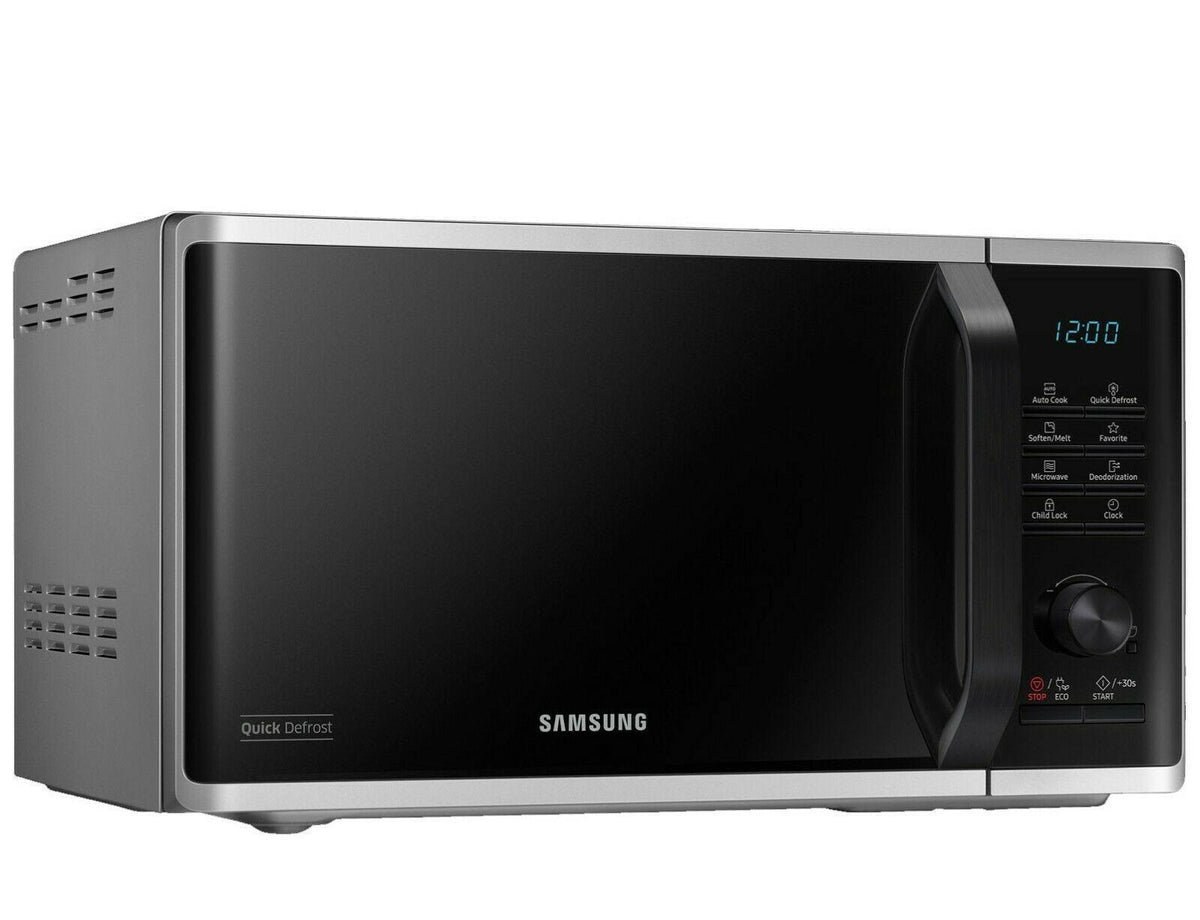 Samsung Solo Microwave Oven 800W Quick Defrost 23L MS23K3515AS/EU (Refurbished B-Grade)