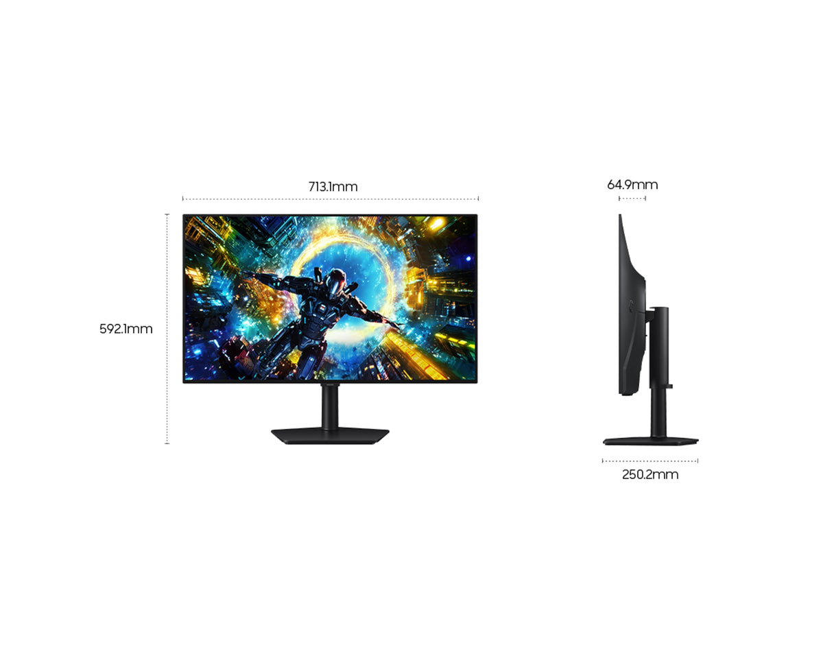 Samsung 32'' Gaming Monitor Odyssey OLED G7 G73SH UHD 330Hz LS32HG732SUXXU (Renewed)