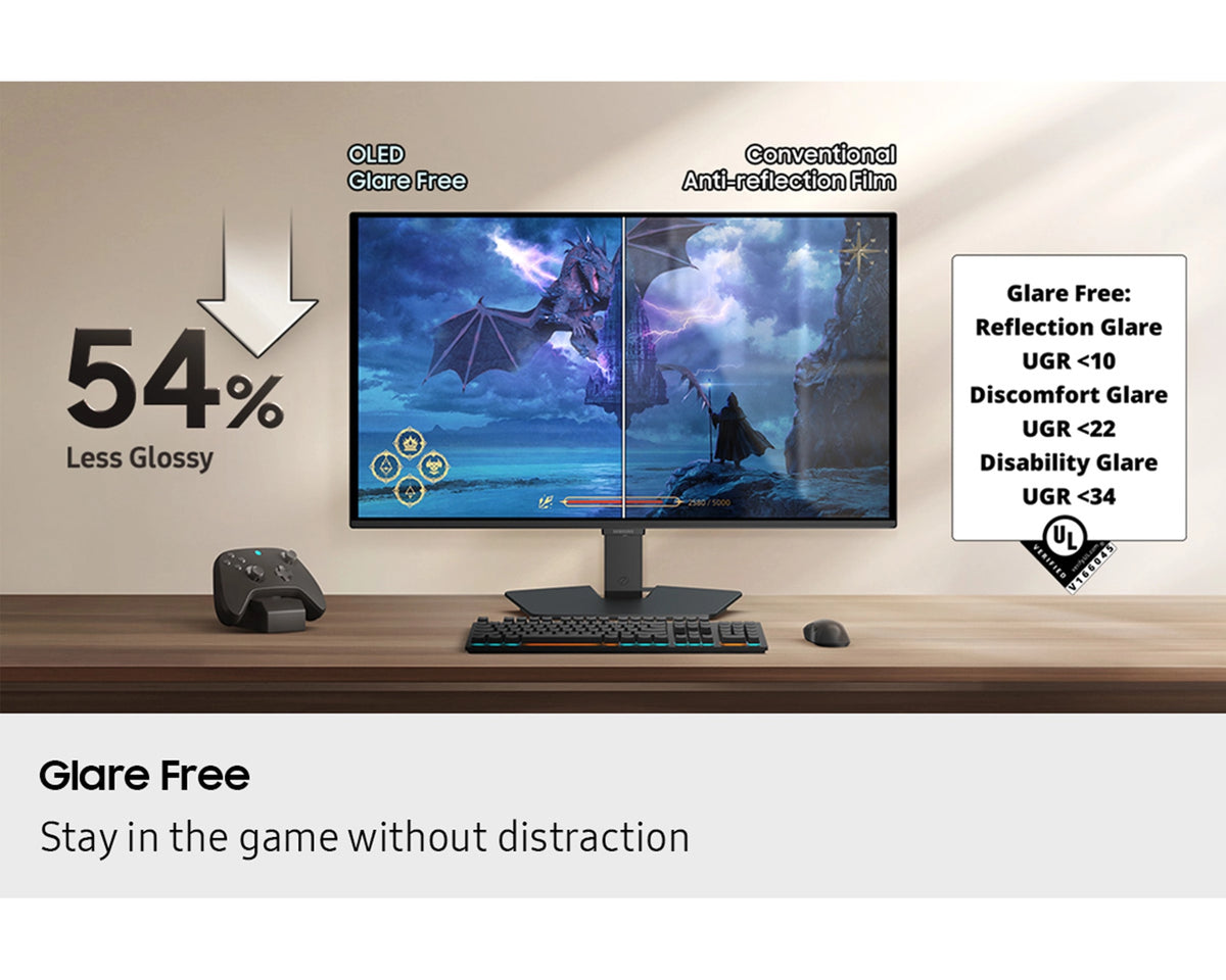 Samsung 27'' Gaming Monitor Odyssey OLED G5 G50SF QHD 2560x1440 LS27FG502SUXXU (New)