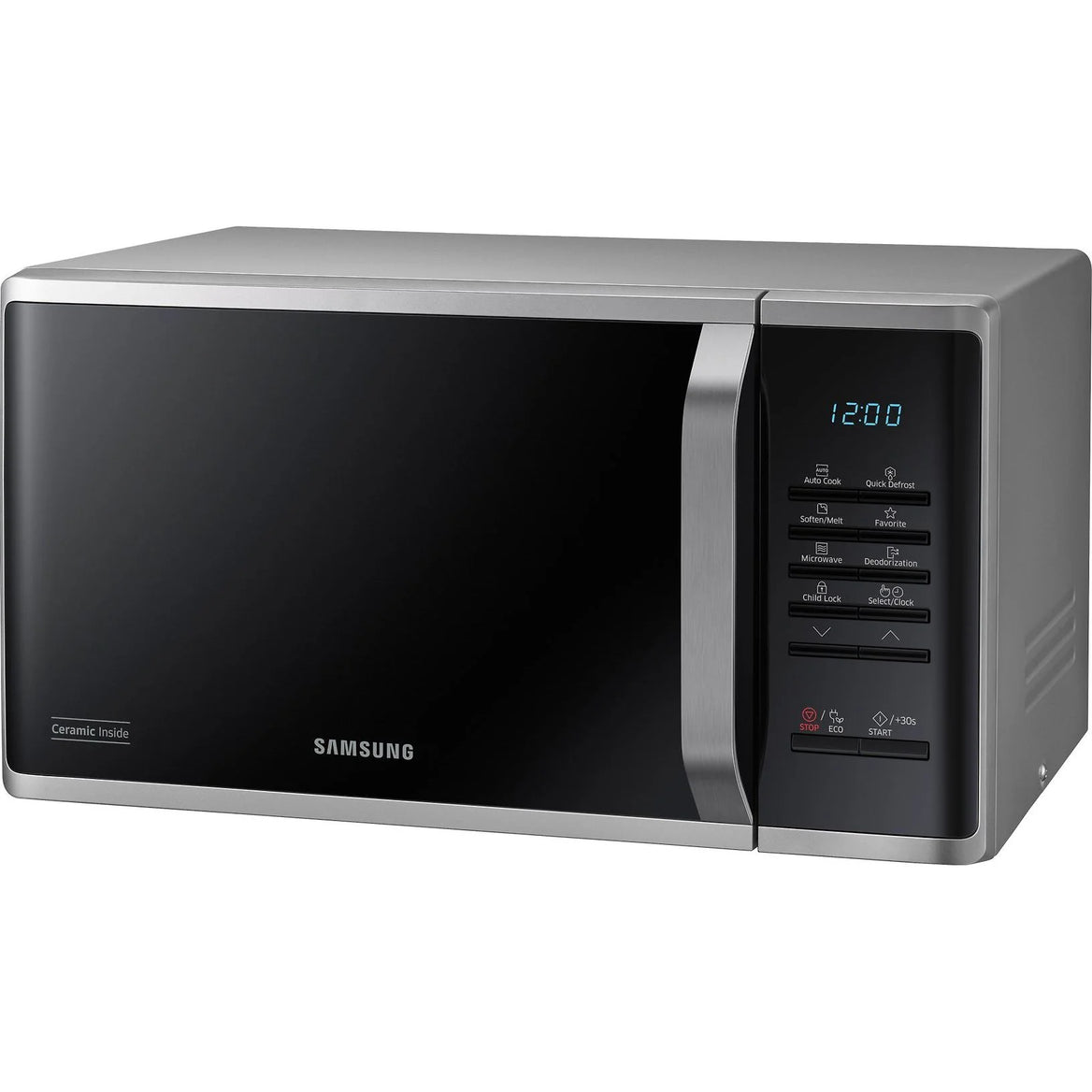 Samsung 23L 800W Freestanding Microwave Oven Silver MS23K3523AS/EU (New)