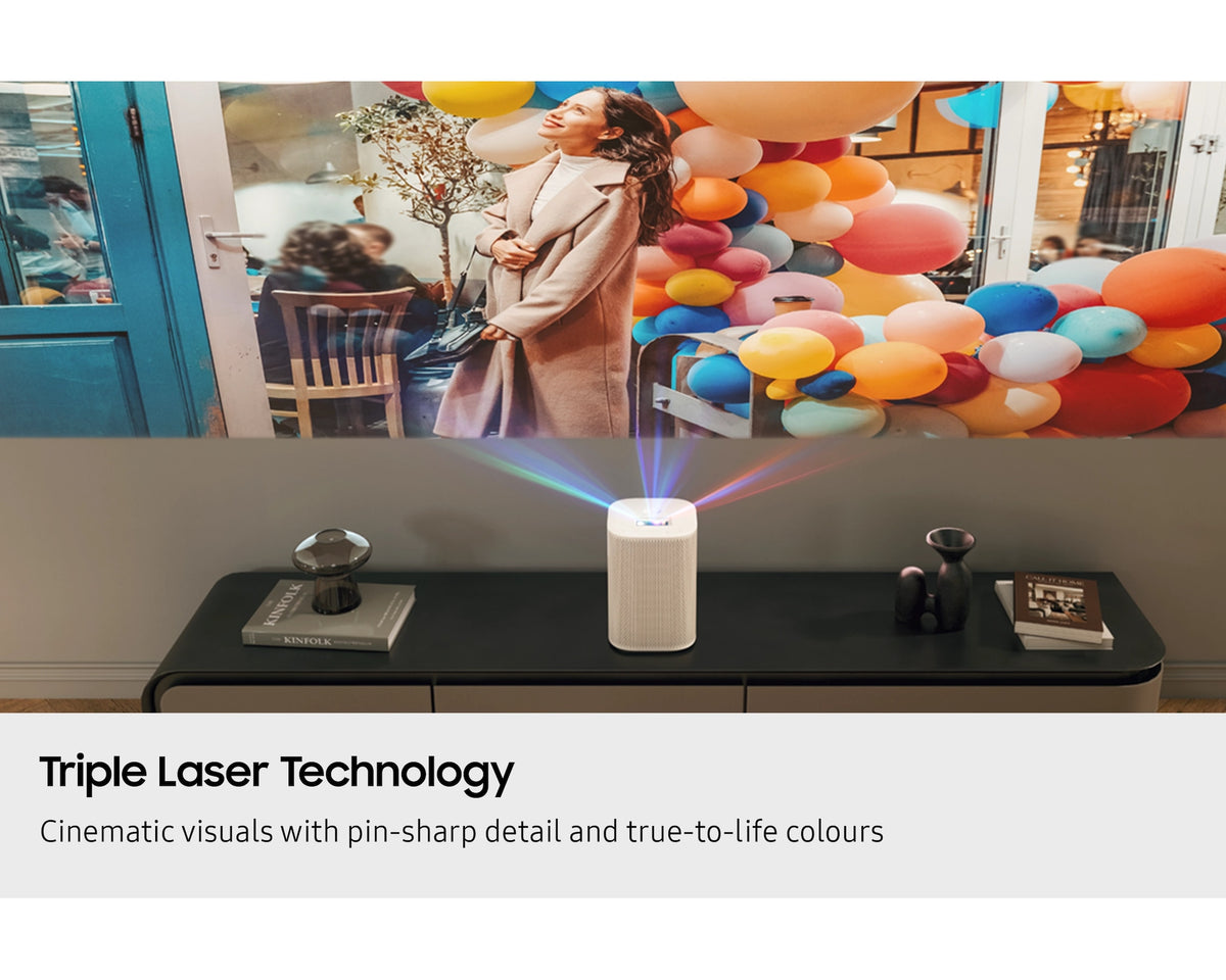 Samsung The Premiere 5 Triple Laser Full HD Touch Projector SP-LPF5DSAXXXU (Renewed)