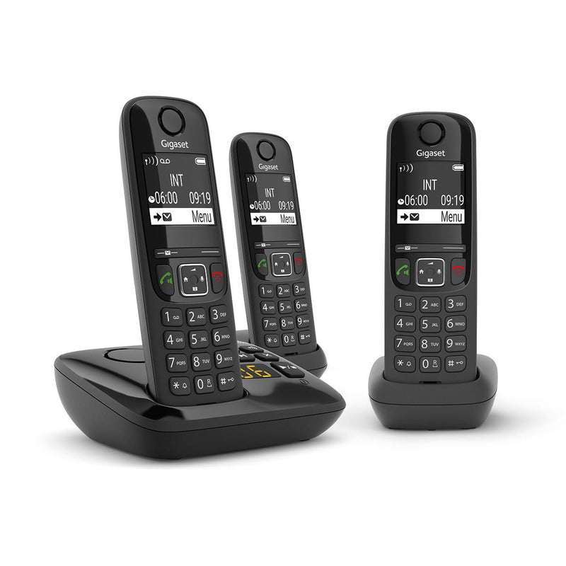 Gigaset AS690A Trio Cordless Phone with Answering Machine (Renewed)