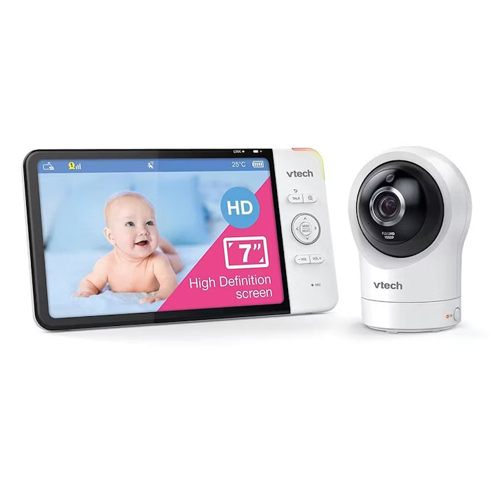 Vtech RM7764HD Digital WiFi Video Baby Monitor 7in Screen Infrared Night Vision (Refurbished B-Grade)