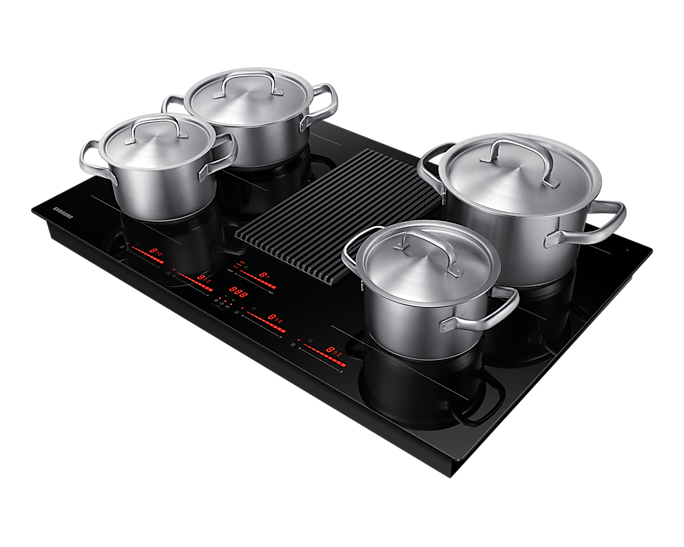 Samsung Infinite Range Combi Air Venting Flex Induction Hob Black NZ84T9747VK/UR (New / Open Box)