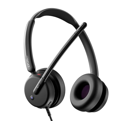 EPOS IMPACT 460T Binaural On-Ear Headset USB-C/A Wired Headset Noise-Canceling (New)