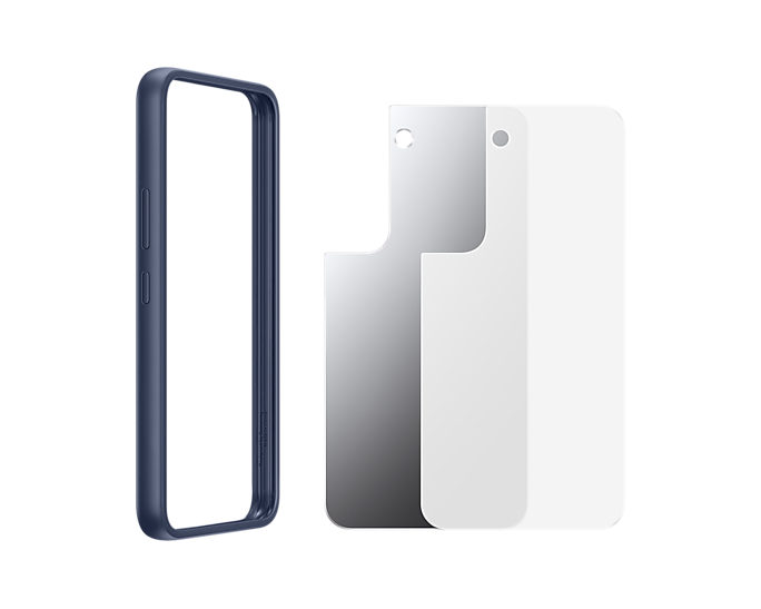 Samsung Galaxy S22 Frame Mobile Phone Cover Navy EF-MS901CNEGWW (New / Open Box)
