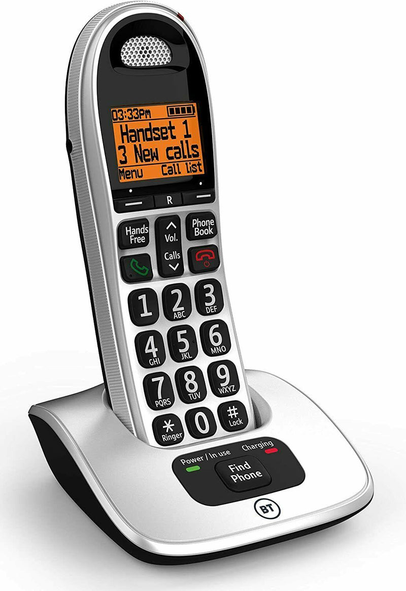 BT 4000 Single Advanced Nuisance Call Blocker Big Button Cordless - 069264 (Renewed)