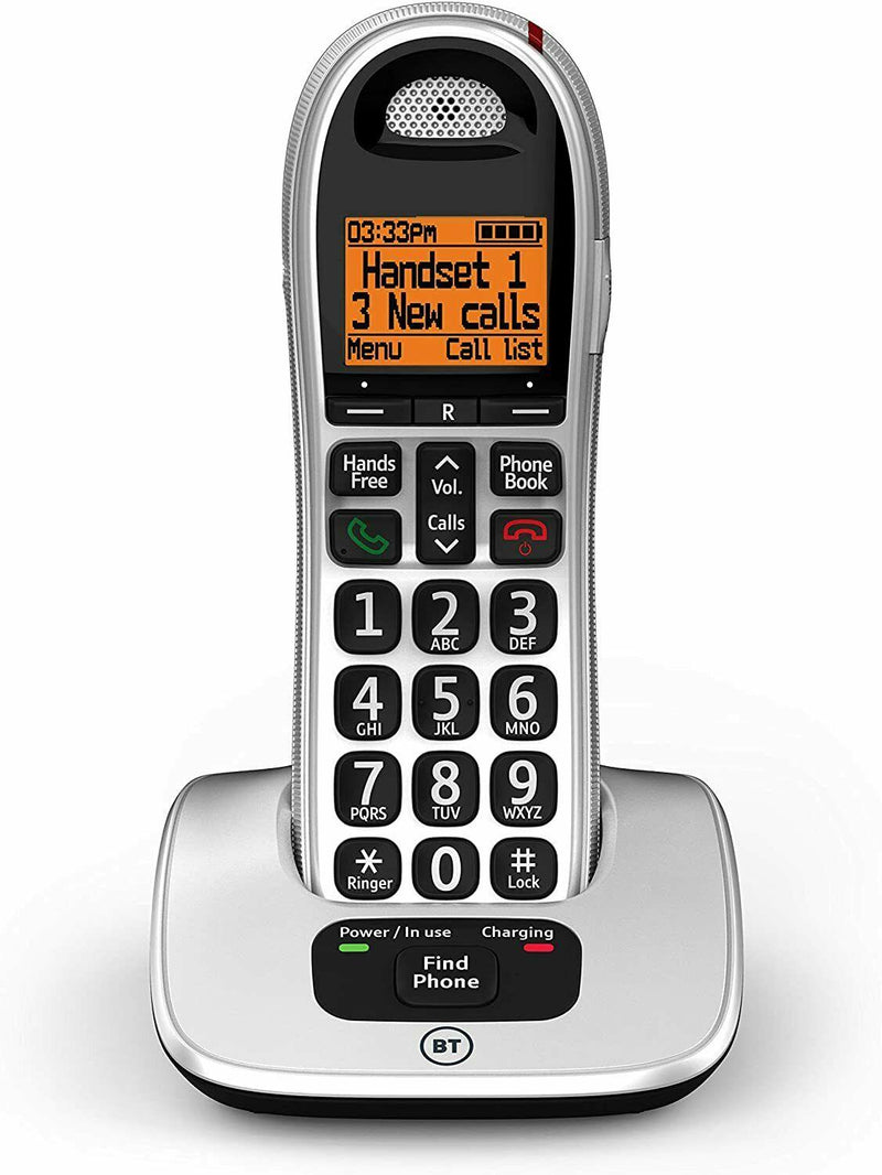 BT 4000 Single Advanced Nuisance Call Blocker Big Button Cordless - 069264 (Renewed)